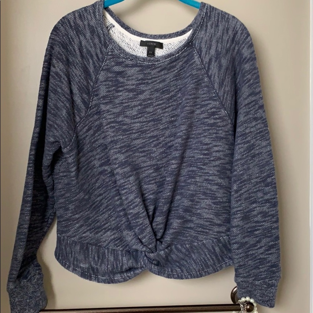 J Crew cropped sweatshirt
